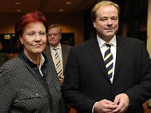 Ende einer Ära: Nach 11 Jahren an der Spitze übergab Heidemarie Wieczorek-Zeul das Entwicklungshilfeministerium am Mittwoch an Niebel.