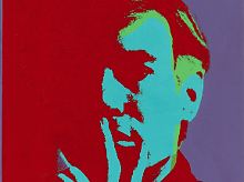 Das 1965 entstandene Selbstüorträt ist von dem US-Pop-Art-Künstler signiert.