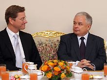 Der Außenminister hatte in Polen Innenpolitik gemacht.