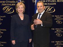 ... und traf dort Ehud Barak (Bild) und Avigdor Lieberman.