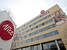 Blick auf den Firmensitz des Telekomanbieters Hansenet, der seine Produkte unter dem Namen "Alice" anbietet.