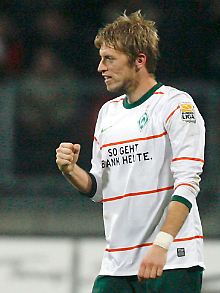 In Nürnberg bewahrt Aaron Hunt die Werderaner am Wochenende mit zwei Toren vor einer Pleite.