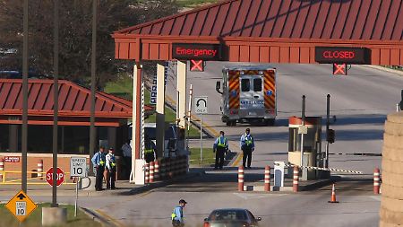Fort Hood wurde komplett abgeriegelt.