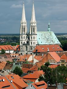 Blick auf die Peterskirche.