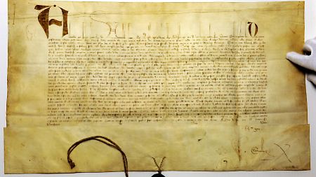 Gründungsurkunde von Papst Alexander V. aus dem Jahre 1409.