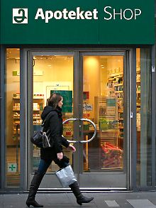 Eine von 916: Apoteket-Filiale in Stockholm.