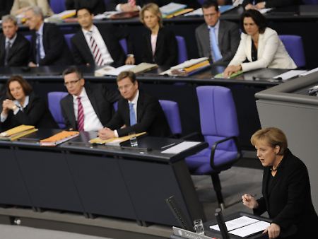 Angela Merkel zeigt sich "tief enttäuscht".
