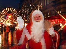 Auf dem Weihnachtsmarkt in Schwerin.