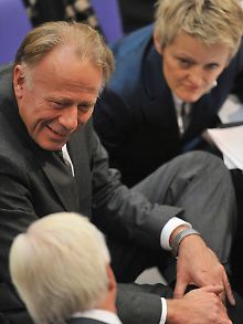 Künast, Trittin und Steinmeier 
