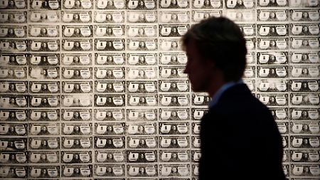 "200 One Dollar Bills" im Auktionshaus.