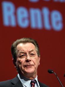 Franz Münterferings (ursprüngliches) Konzept: Bis 2010 solle die Beschäftigungsquote Älterer bis auf 55 Prozent erhöht werden.