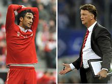 Bayern-Manager Uli Hoeneß sieht "eine gewisse Problematik" zwischen van Gaal und Stürmer Luca Toni.