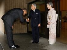 Obama wurde in Japan auch vom Kaiser empfangen.