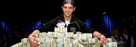 Satte 8,5 Millionen Dollar gehören dem 21-jährigen Amerikaner Joe Cada.
