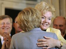 Angela Merkel und Parteifreundin Erika Steinbach im März dieses Jahres beim Jahresempfang des BdV. 