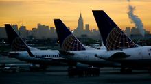 Continental-Airlines-Flugzeuge auf dem Newark Liberty International Airport.