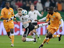 Hochklassig war das Duell zwischen Deutschland und der Elfenbeinküste selten.