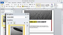 Word 2010 bietet eine visuelle Navigation und eine verbesserte Suchfunktion.