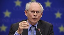 "Ohne Werte keine Zukunft": Van Rompuy will starkes Europa