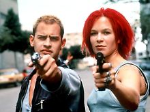 Szene aus "Lola rennt" mit Moritz Bleibtreu und Franka Potente. 