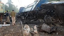 Attentat in Indien: Maoisten lassen Zug entgleisen