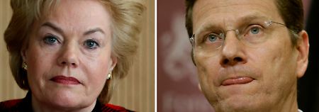 Steinbach und Westerwelle wollen miteinander reden, Freunde werden sie wohl nicht.