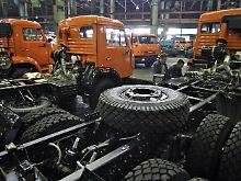 Tief in Russlands Hinterland fertigen Kamaz-Mitarbeiter Nutzfahrzeuge der eher robusteren Bauart.