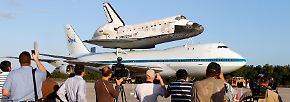 Wohin die alten Nasa-Fähren fliegen: Die letzte Reise der "Discovery"