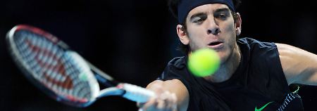 Tennis-Weltmeisterschaft: Del Potro schafft ersten Sieg