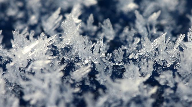 Die Schönheit des Schnees: Kälte in Kristallform