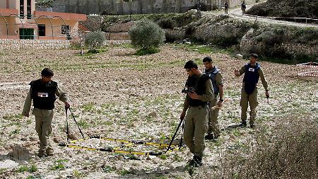 Landminensuche im Libanon (Archivfoto 2008).
