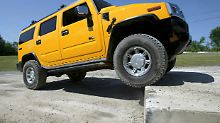 Wer muss hier was beweisen? Hummer sind keine Autos für Tiefstapler.