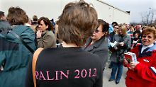 Palin on tour: Viel Zulauf bei der Buchpräsentation.