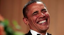 Sie hatten ihren Spaß: Barack Obama ...