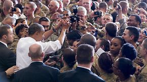 Kurze Visite in Bagram: Obama zelebriert Bin-Laden-Tötung