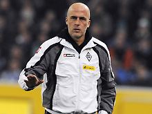 Für Coach Michael Frontzeck und seine Gladbacher geht es nach oben.