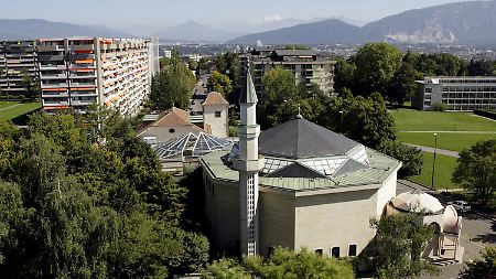 Die Moschee von Petit-Saconnex in Genf.