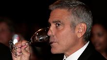 Clooney beim "White House Correspondents Dinner", wo Obama mit einer launigen Rede unterhielt.