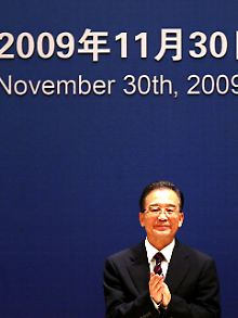 Weist EU und USA freundlich aber bestimmt in die Schranken: Wen Jiabao. 