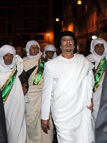 Gaddafi (2.v.r.) Mitte November beim UN-Gipfel gegen den Hunger.