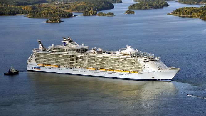 "Oasis of the Seas": Kreuzfahrtschiff der Superlative