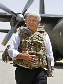 Was wusste der Außenminister? Steinmeier bei einem Besuch in Afghanistan.