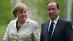 Blitzbesuch mit Hindernissen: Hollande trifft Merkel