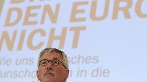 Sarrazins provokante Thesen: Abrechnung mit dem Euro
