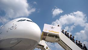 A380 auf den Namen "Berlin" getauft: Lufthansa will in Tegel durchstarten
