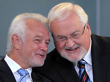 ... Kubicki (l) und Carstensen für Schleswig-Holstein.