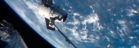 Astronaut Don Pettit: "Es sieht aus, als hätten wir einen Drachen beim Schwanz erwischt."