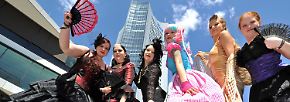 Wave-Gotik-Treffen in Leipzig: Kleider, Kostüme, ein bisschen Karneval