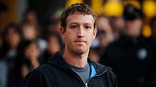 Buchverluste in Milliardenhöhe: Facebook-Gründer Zuckerberg