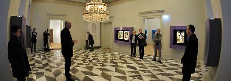 Im Schloss Friedenstein in Gotha finden immer noch Ausstellungen statt.